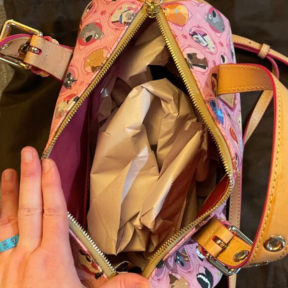 Dooney & Bourke Disney Dogs Satchel Bag - Picture 14 of 16